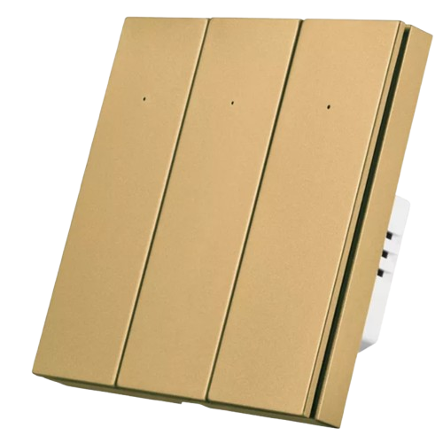 Выключатель ROXIMO 3кл - gold